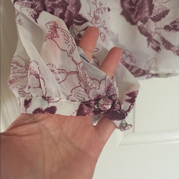 NWOT torrid flower peasant lace blouse - Picture 13 of 14